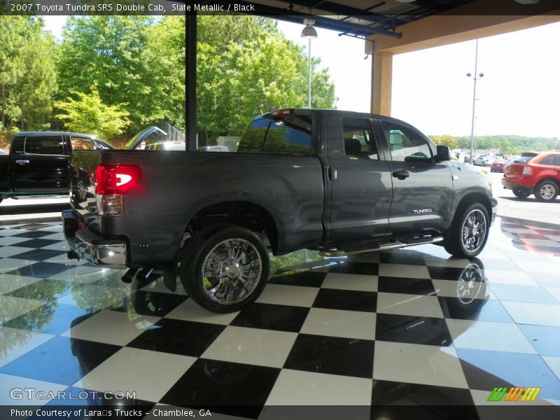 Slate Metallic / Black 2007 Toyota Tundra SR5 Double Cab