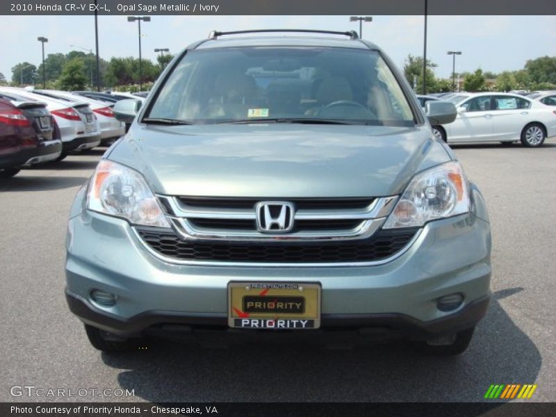 Opal Sage Metallic / Ivory 2010 Honda CR-V EX-L