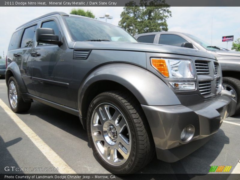 Mineral Gray Metallic / Dark Slate Gray 2011 Dodge Nitro Heat