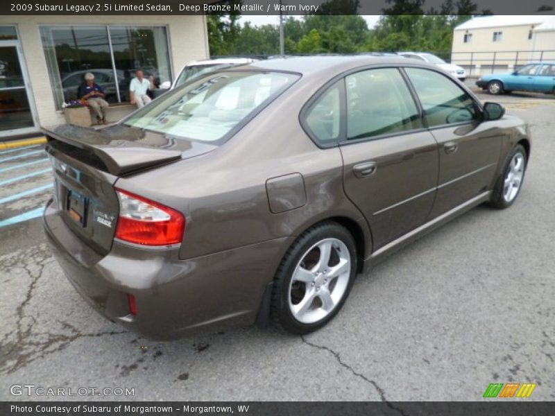 Deep Bronze Metallic / Warm Ivory 2009 Subaru Legacy 2.5i Limited Sedan