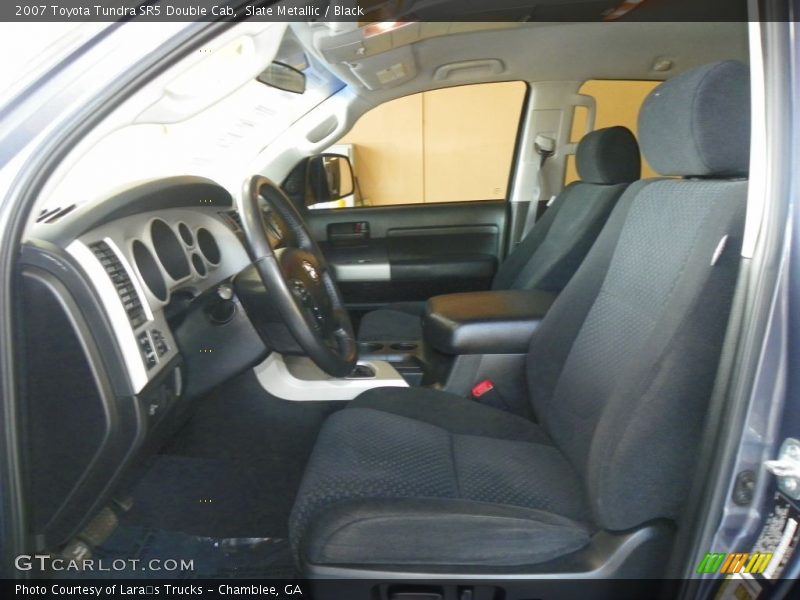 Slate Metallic / Black 2007 Toyota Tundra SR5 Double Cab