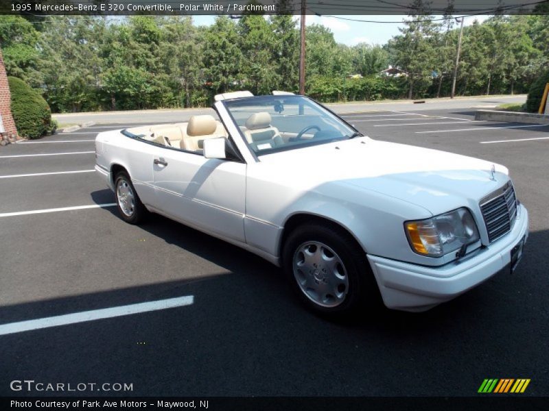 Polar White / Parchment 1995 Mercedes-Benz E 320 Convertible