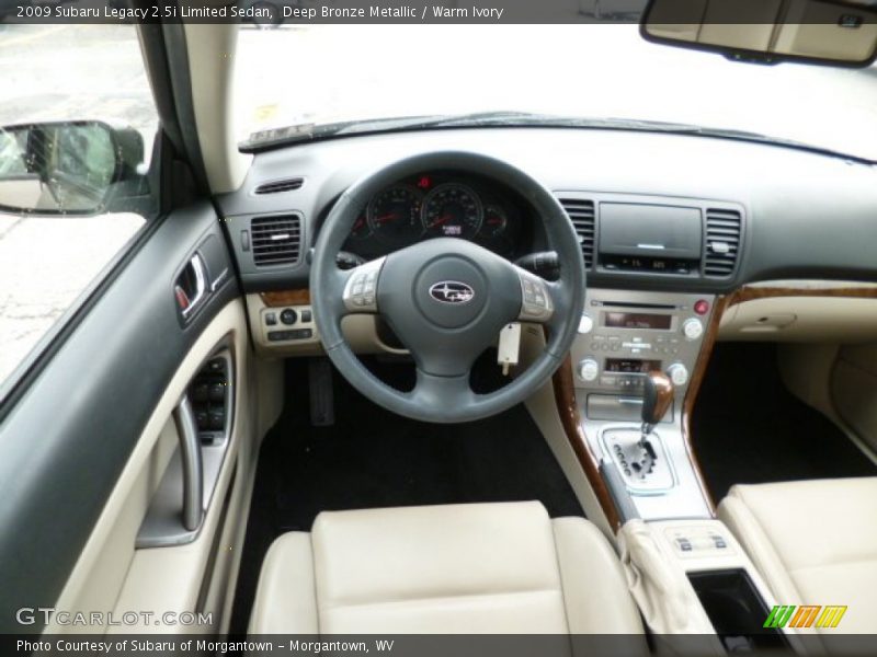 Deep Bronze Metallic / Warm Ivory 2009 Subaru Legacy 2.5i Limited Sedan