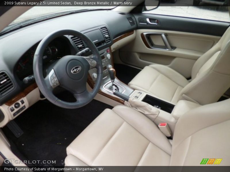 Deep Bronze Metallic / Warm Ivory 2009 Subaru Legacy 2.5i Limited Sedan