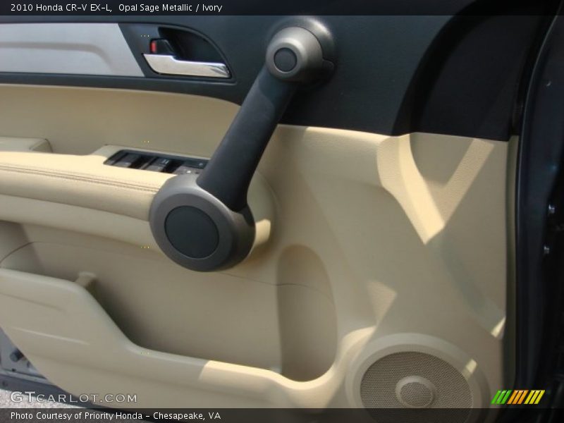 Opal Sage Metallic / Ivory 2010 Honda CR-V EX-L