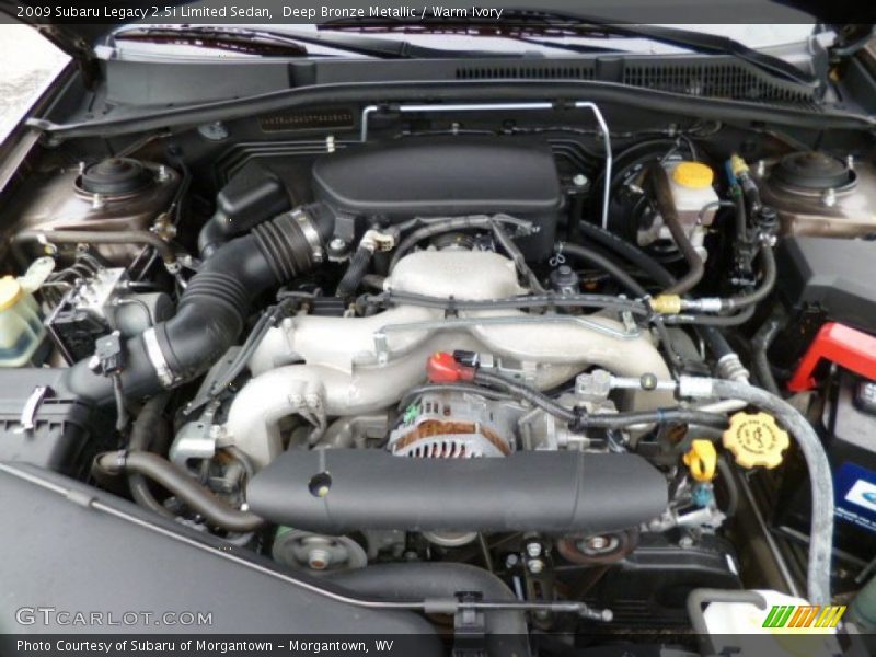 Deep Bronze Metallic / Warm Ivory 2009 Subaru Legacy 2.5i Limited Sedan