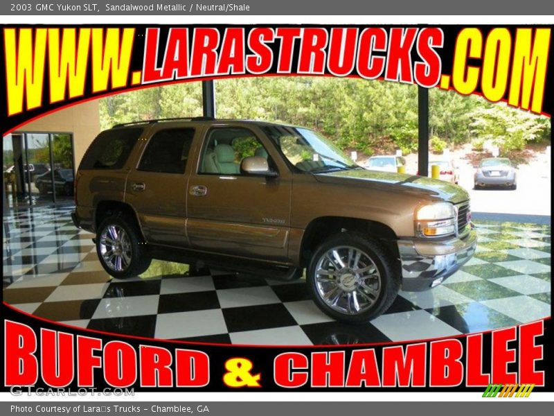 Sandalwood Metallic / Neutral/Shale 2003 GMC Yukon SLT