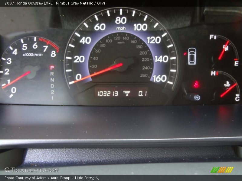 Nimbus Gray Metallic / Olive 2007 Honda Odyssey EX-L