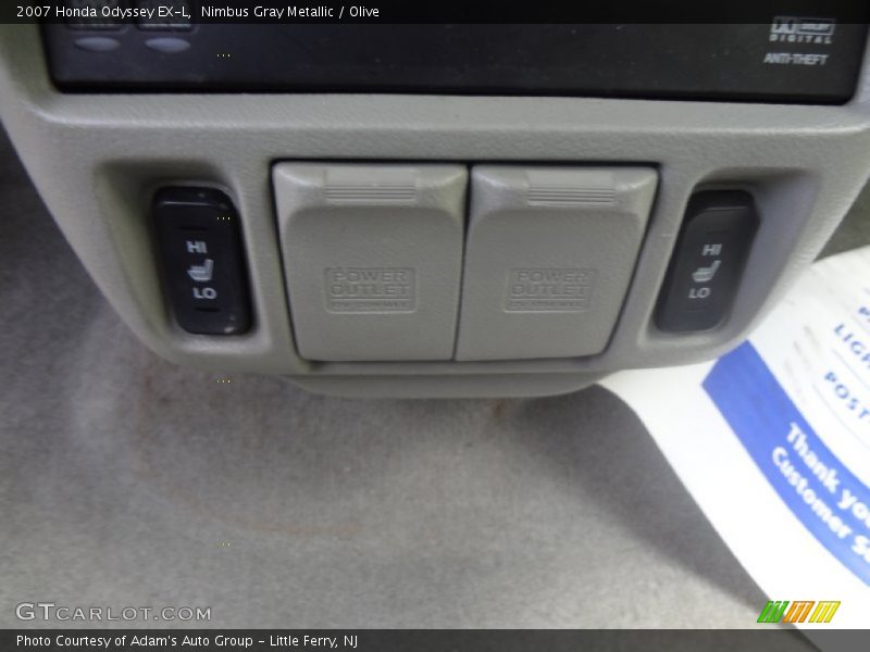 Nimbus Gray Metallic / Olive 2007 Honda Odyssey EX-L