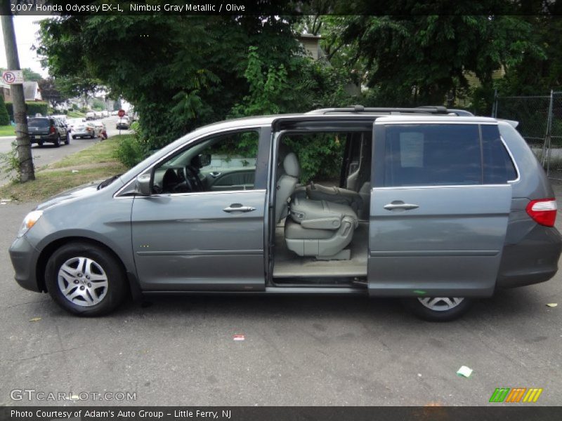Nimbus Gray Metallic / Olive 2007 Honda Odyssey EX-L