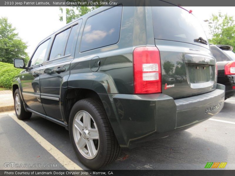 Natural Green Pearl / Dark Slate Gray 2010 Jeep Patriot Latitude