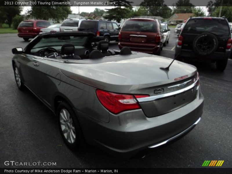 Tungsten Metallic / Black 2013 Chrysler 200 Touring Convertible
