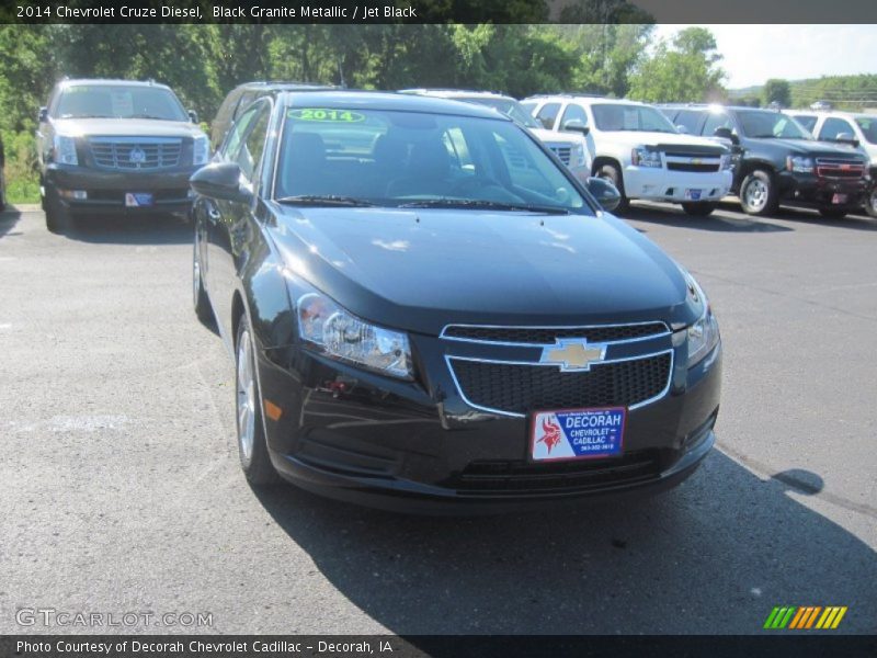 Black Granite Metallic / Jet Black 2014 Chevrolet Cruze Diesel