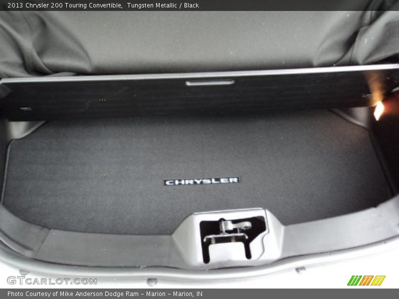 Tungsten Metallic / Black 2013 Chrysler 200 Touring Convertible