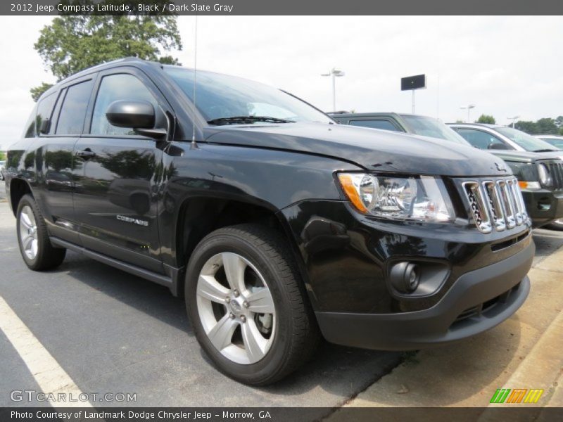 Black / Dark Slate Gray 2012 Jeep Compass Latitude