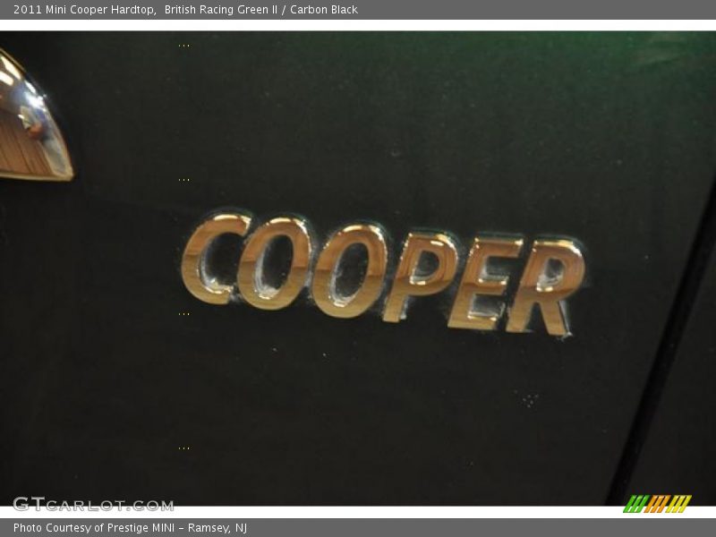 British Racing Green II / Carbon Black 2011 Mini Cooper Hardtop