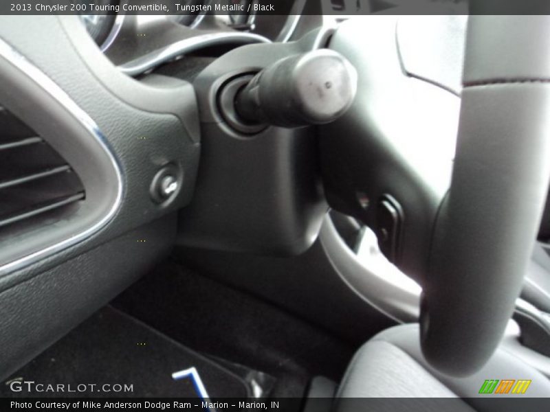 Tungsten Metallic / Black 2013 Chrysler 200 Touring Convertible