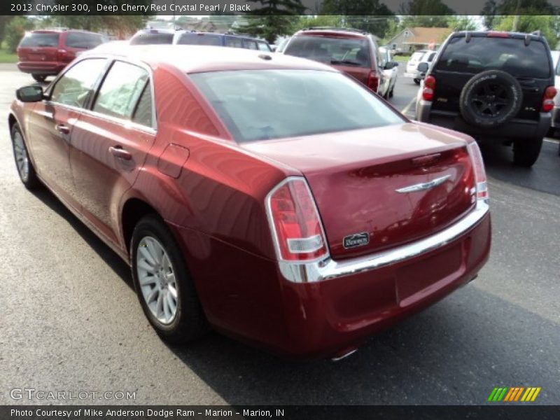 Deep Cherry Red Crystal Pearl / Black 2013 Chrysler 300