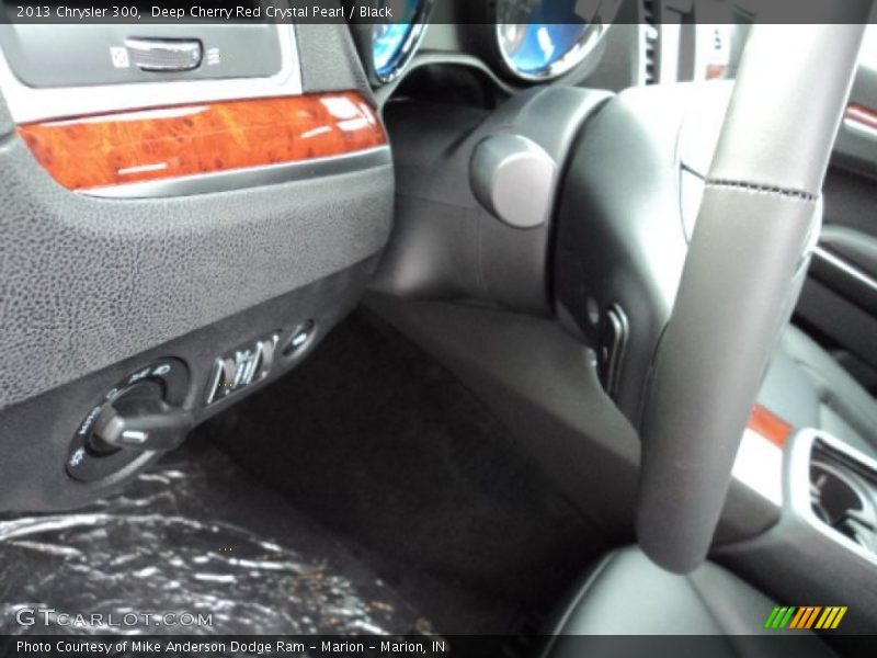 Deep Cherry Red Crystal Pearl / Black 2013 Chrysler 300