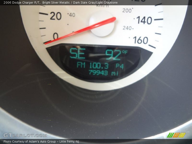 Bright Silver Metallic / Dark Slate Gray/Light Graystone 2006 Dodge Charger R/T