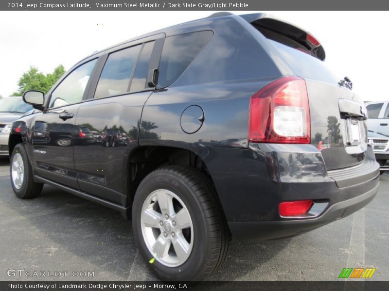 Maximum Steel Metallic / Dark Slate Gray/Light Pebble 2014 Jeep Compass Latitude