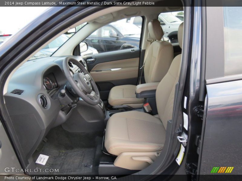 Maximum Steel Metallic / Dark Slate Gray/Light Pebble 2014 Jeep Compass Latitude