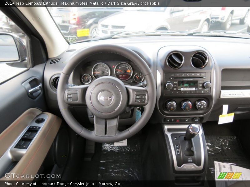 Maximum Steel Metallic / Dark Slate Gray/Light Pebble 2014 Jeep Compass Latitude