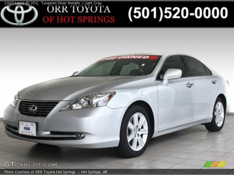 Tungsten Silver Metallic / Light Gray 2007 Lexus ES 350