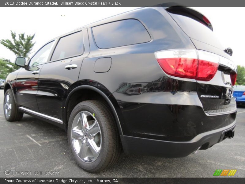 Brilliant Black Crystal Pearl / Black 2013 Dodge Durango Citadel