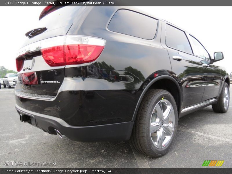 Brilliant Black Crystal Pearl / Black 2013 Dodge Durango Citadel