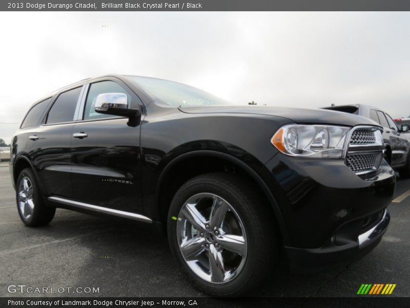 Brilliant Black Crystal Pearl / Black 2013 Dodge Durango Citadel
