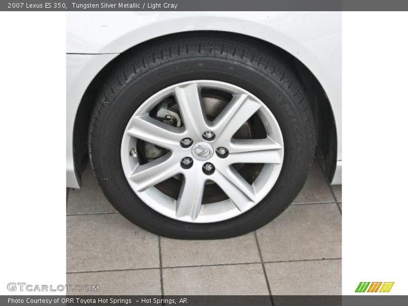 Tungsten Silver Metallic / Light Gray 2007 Lexus ES 350