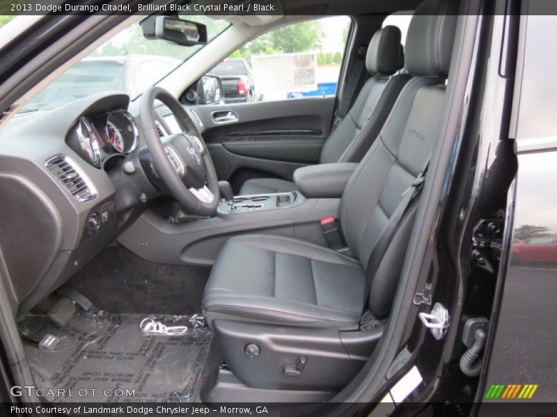 Brilliant Black Crystal Pearl / Black 2013 Dodge Durango Citadel