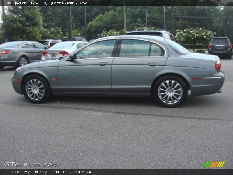 Quartz Metallic / Dove 2006 Jaguar S-Type 3.0