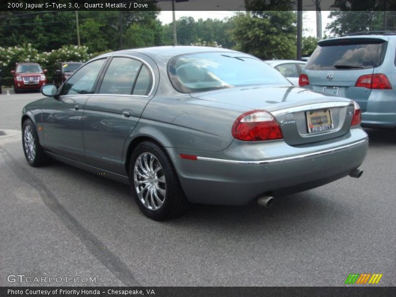 Quartz Metallic / Dove 2006 Jaguar S-Type 3.0