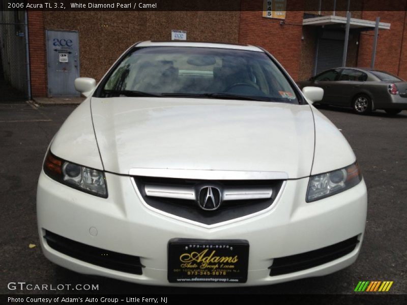 White Diamond Pearl / Camel 2006 Acura TL 3.2