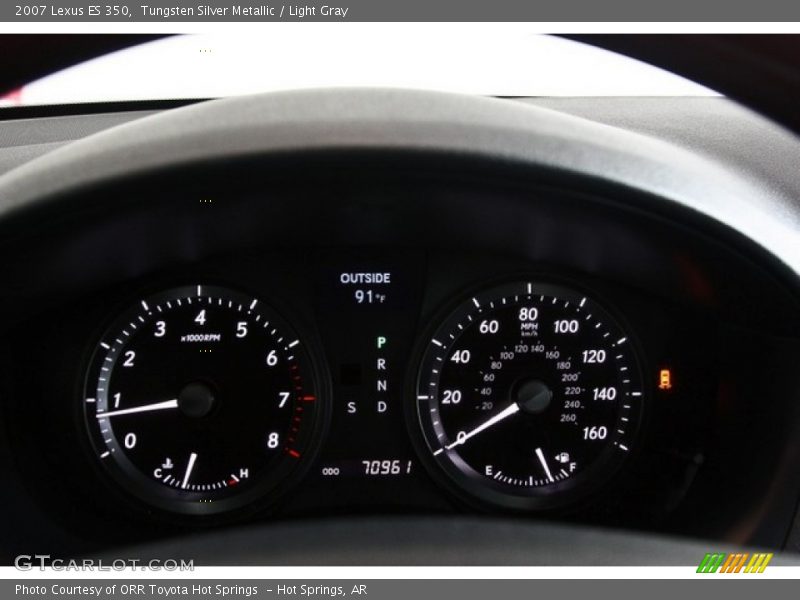 Tungsten Silver Metallic / Light Gray 2007 Lexus ES 350