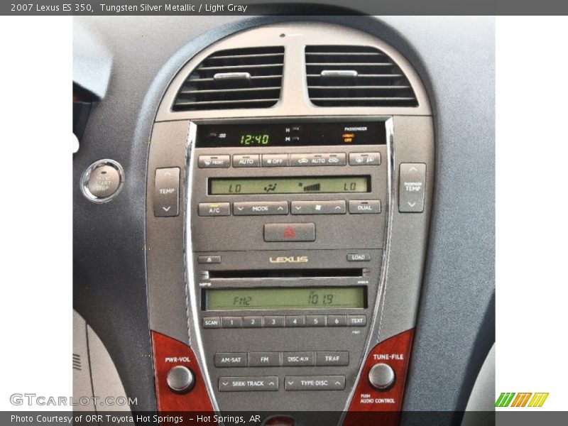 Tungsten Silver Metallic / Light Gray 2007 Lexus ES 350