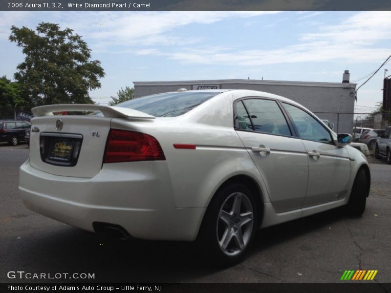 White Diamond Pearl / Camel 2006 Acura TL 3.2