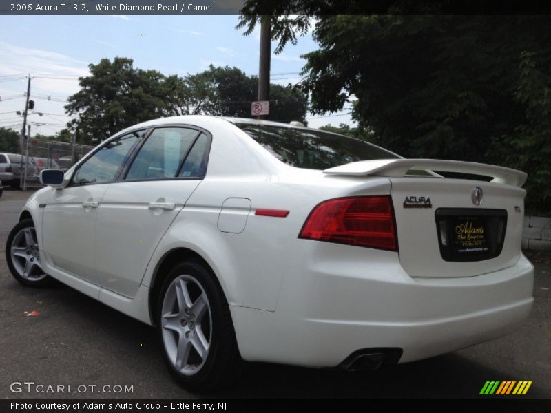 White Diamond Pearl / Camel 2006 Acura TL 3.2