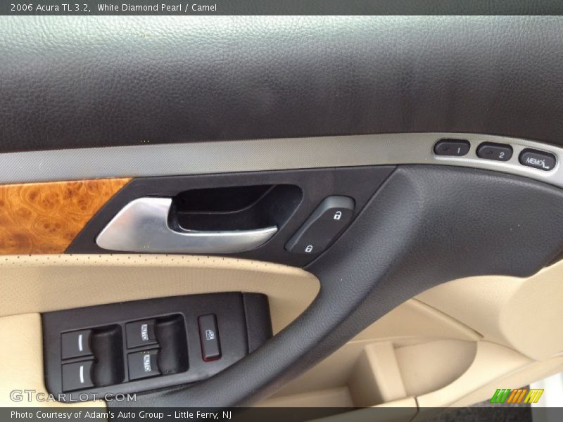 White Diamond Pearl / Camel 2006 Acura TL 3.2