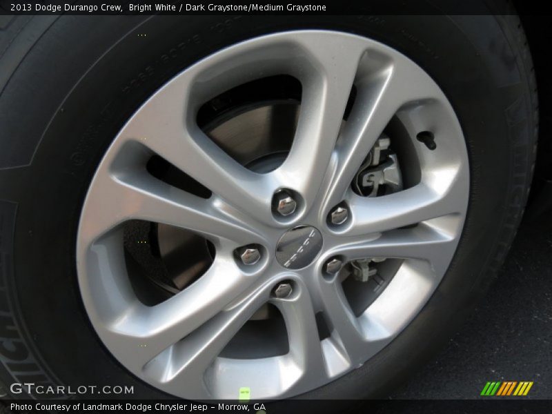 Bright White / Dark Graystone/Medium Graystone 2013 Dodge Durango Crew