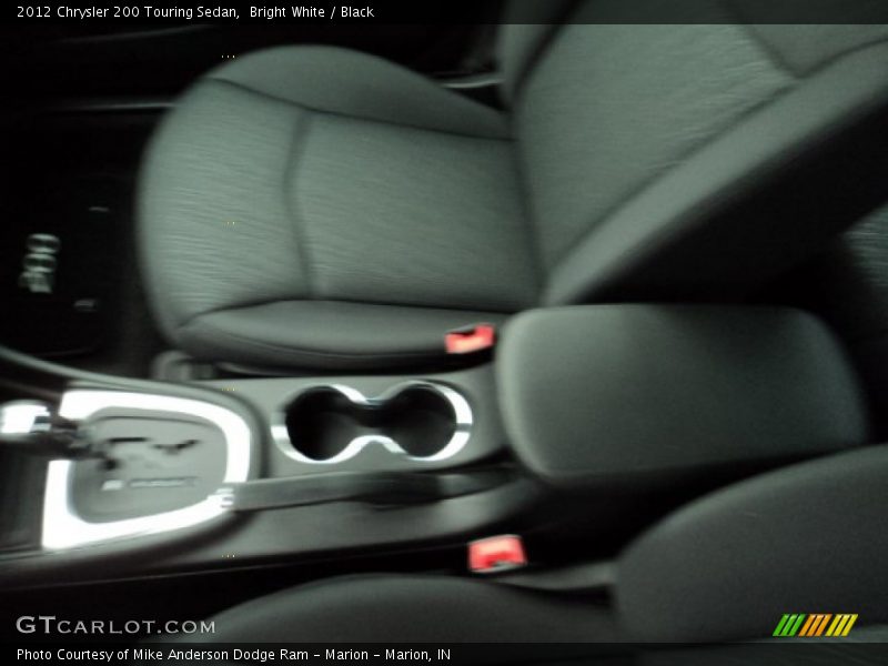 Bright White / Black 2012 Chrysler 200 Touring Sedan