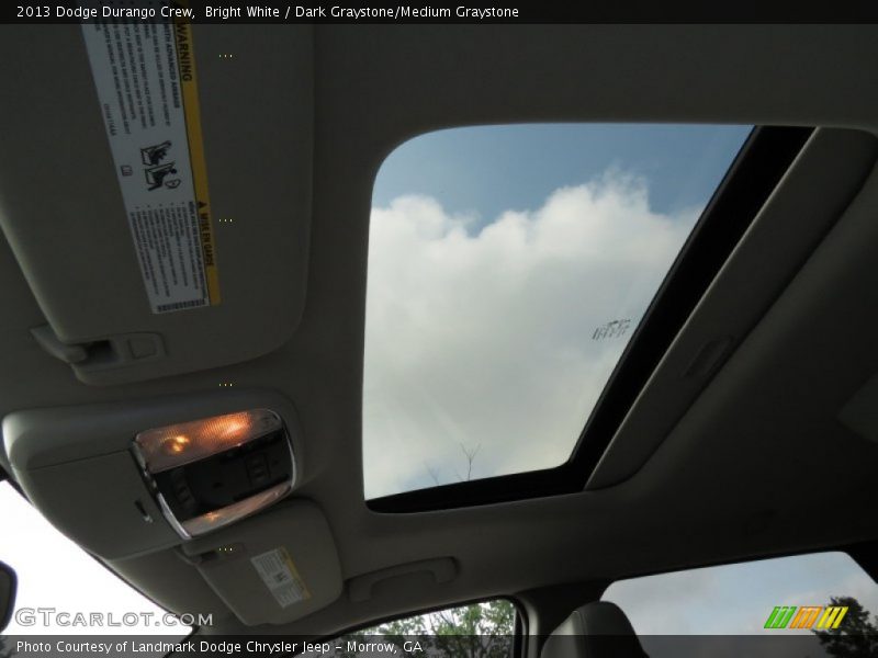 Bright White / Dark Graystone/Medium Graystone 2013 Dodge Durango Crew