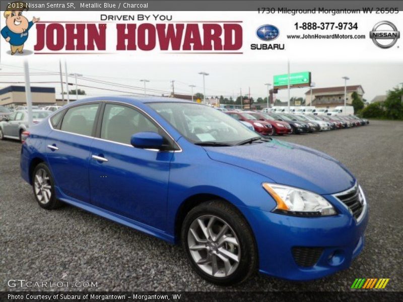Metallic Blue / Charcoal 2013 Nissan Sentra SR