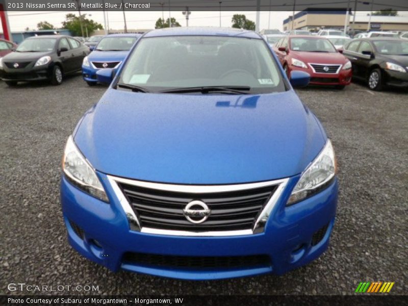 Metallic Blue / Charcoal 2013 Nissan Sentra SR