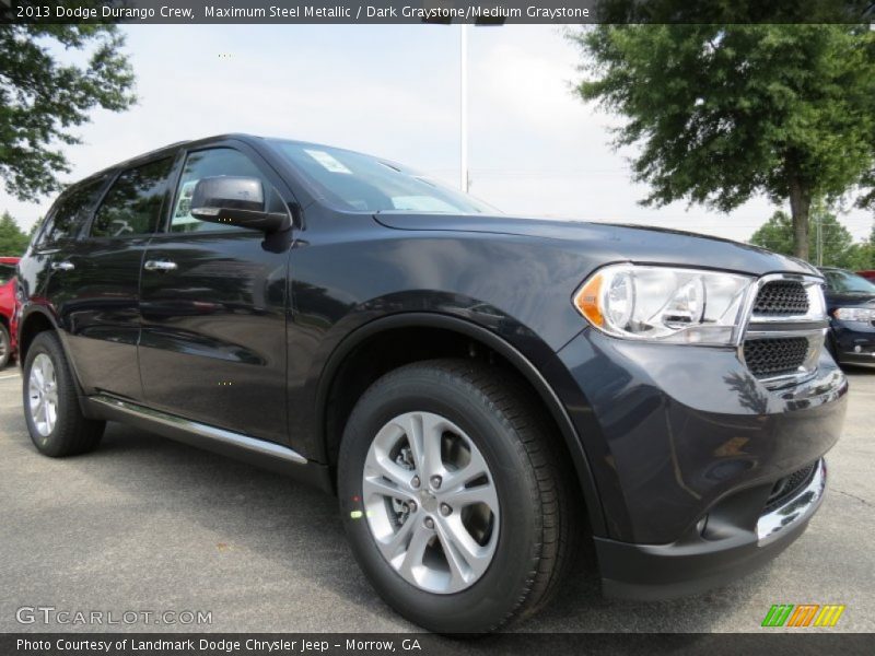 Maximum Steel Metallic / Dark Graystone/Medium Graystone 2013 Dodge Durango Crew