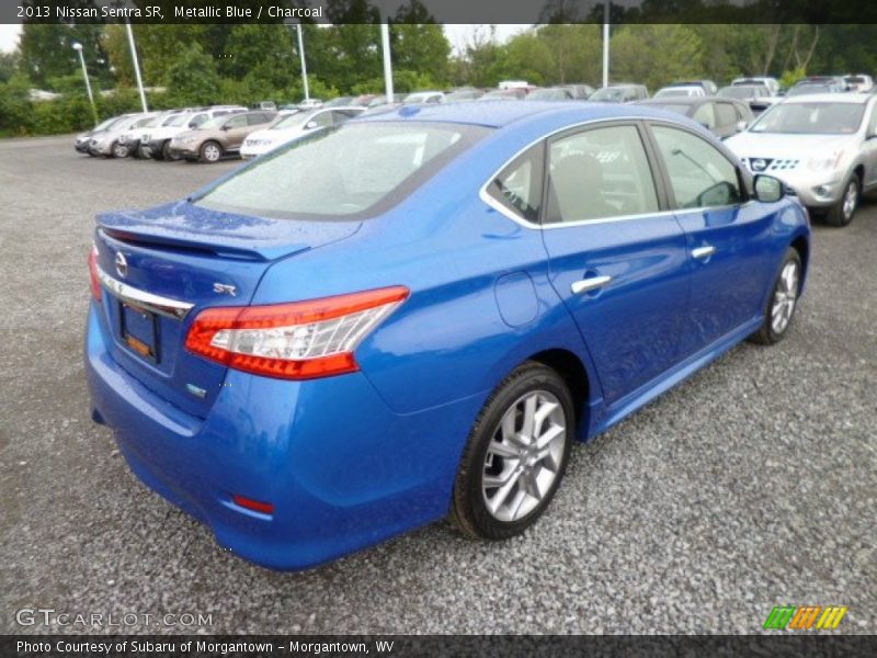 Metallic Blue / Charcoal 2013 Nissan Sentra SR