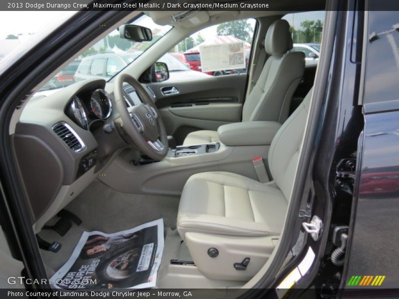 Maximum Steel Metallic / Dark Graystone/Medium Graystone 2013 Dodge Durango Crew