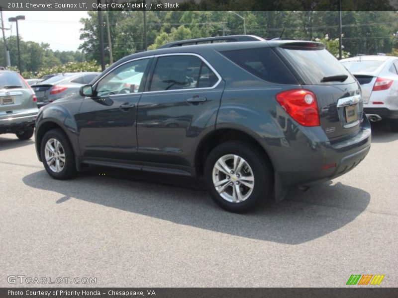 Cyber Gray Metallic / Jet Black 2011 Chevrolet Equinox LT